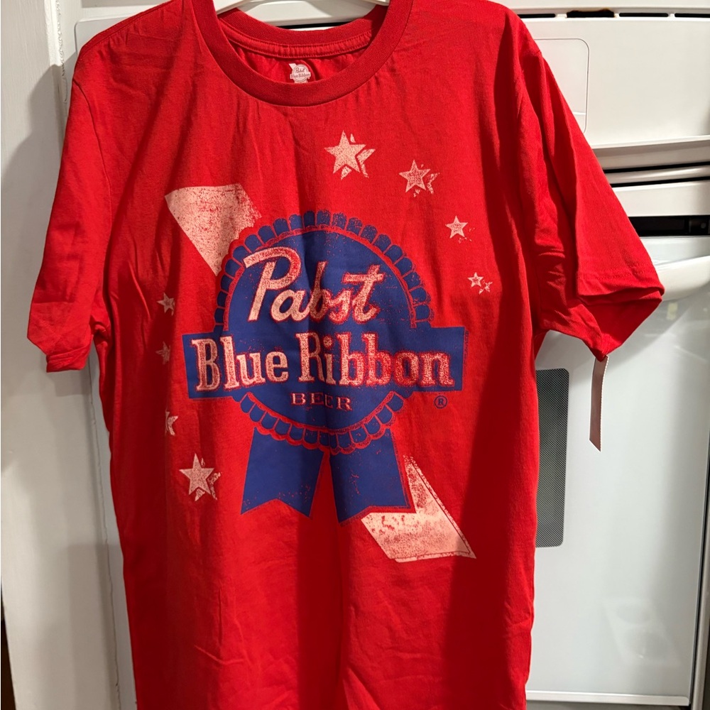 Set of 2 Pabst blue ribbon.  Sz mens medium